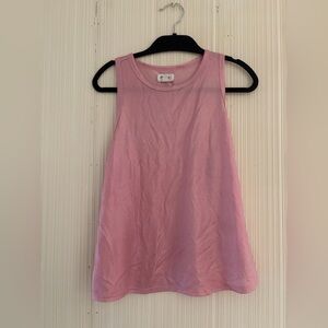 Porridge Metallic Pink Tank Top